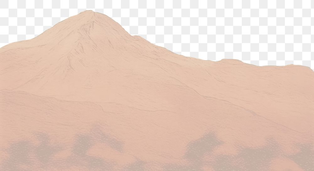 PNG Mountain landscape outdoors drawing nature. AI generated Image by rawpixel.