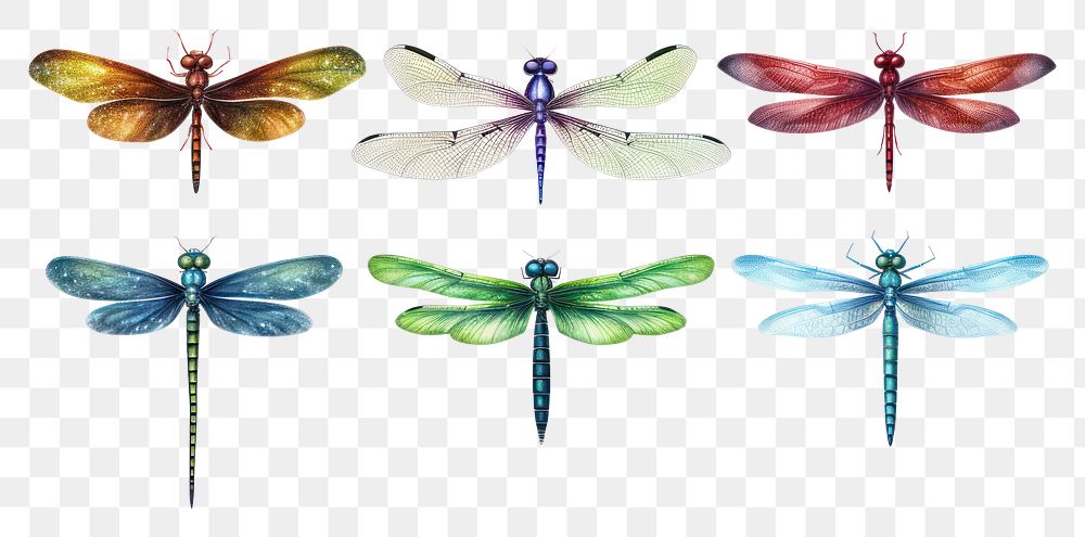 PNG Dragonfly border dragonfly animal insect.
