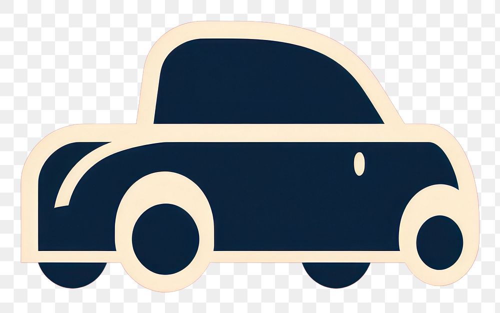 PNG  Vintage car icon vehicle logo transportation.