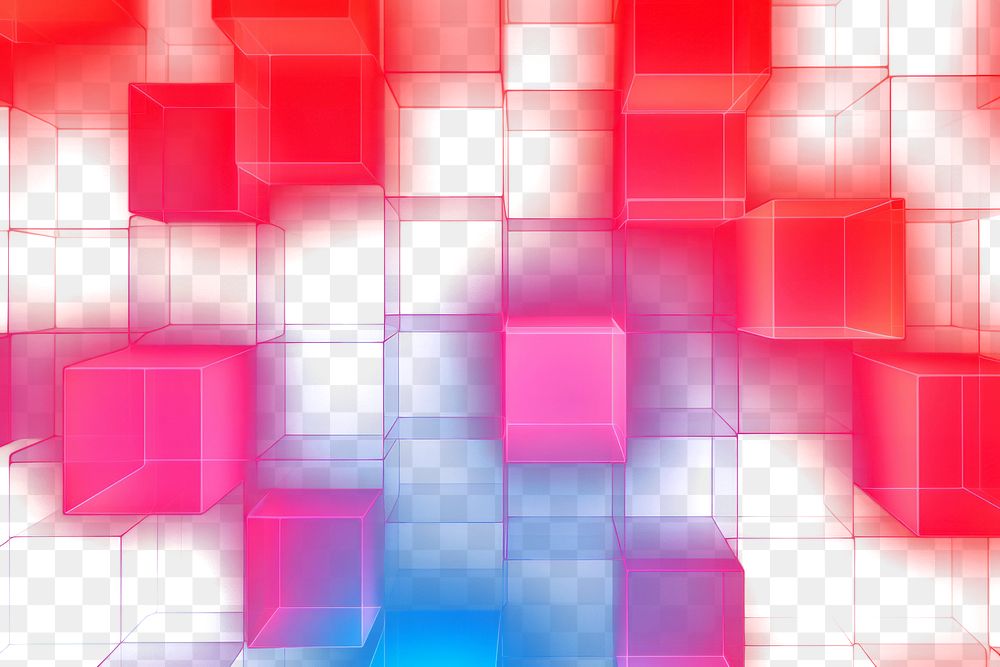 PNG  Cube background neon backgrounds abstract.