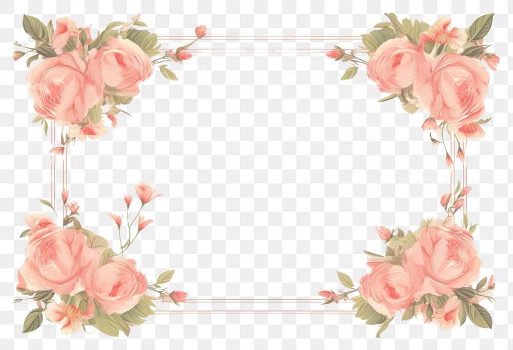 PNG  Rose backgrounds pattern flower. AI generated Image by rawpixel.