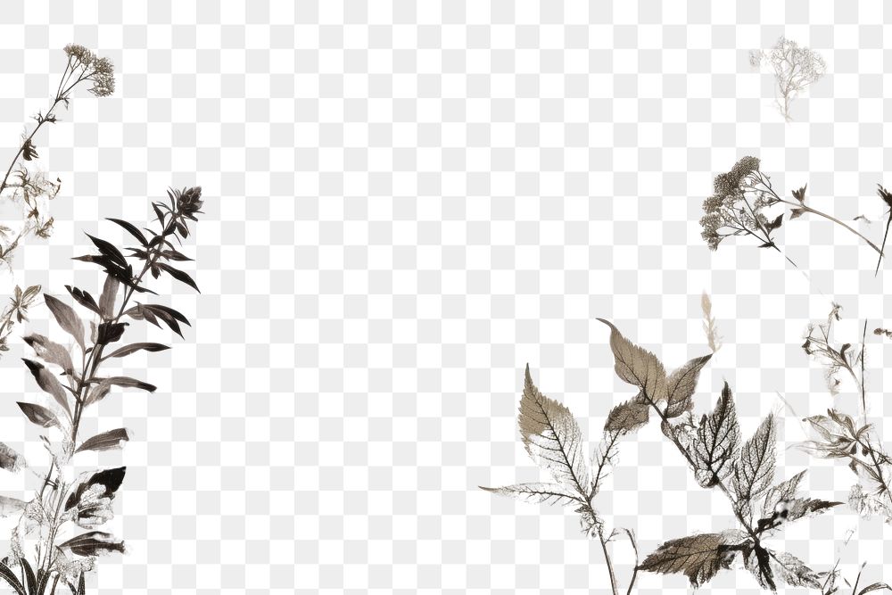 PNG LANCEOLATE leaf ephemera border herbs backgrounds drawing.