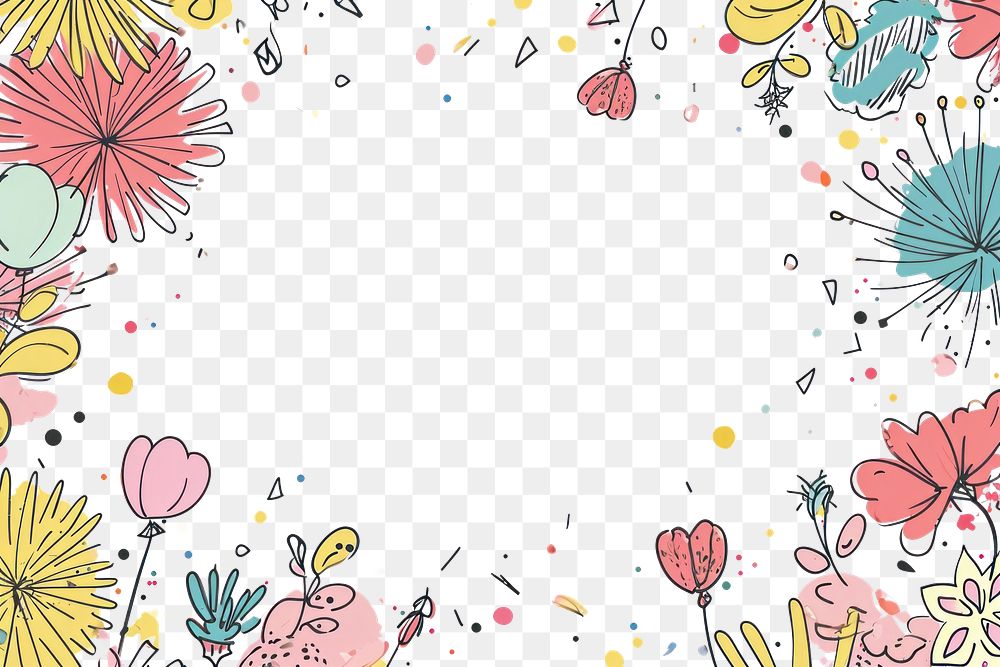 PNG Firework frame pattern flower backgrounds. AI generated Image by rawpixel.