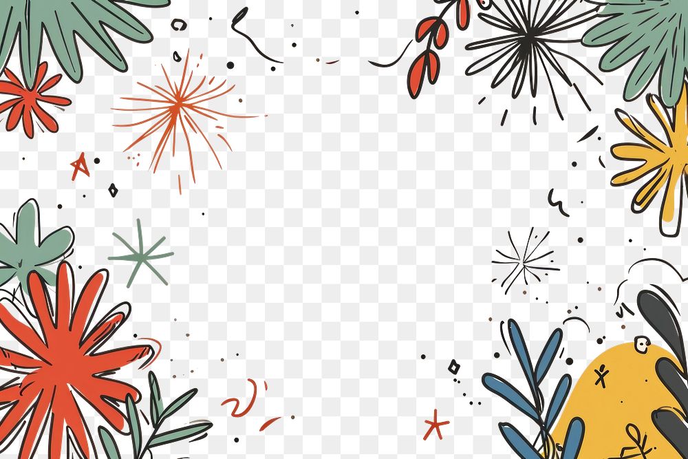 PNG Firework frame fireworks pattern celebration. AI generated Image by rawpixel.