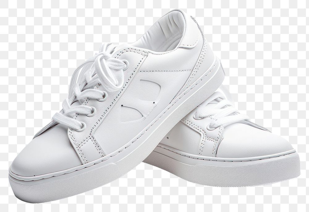 PNG  White sneakers footwear white shoe.