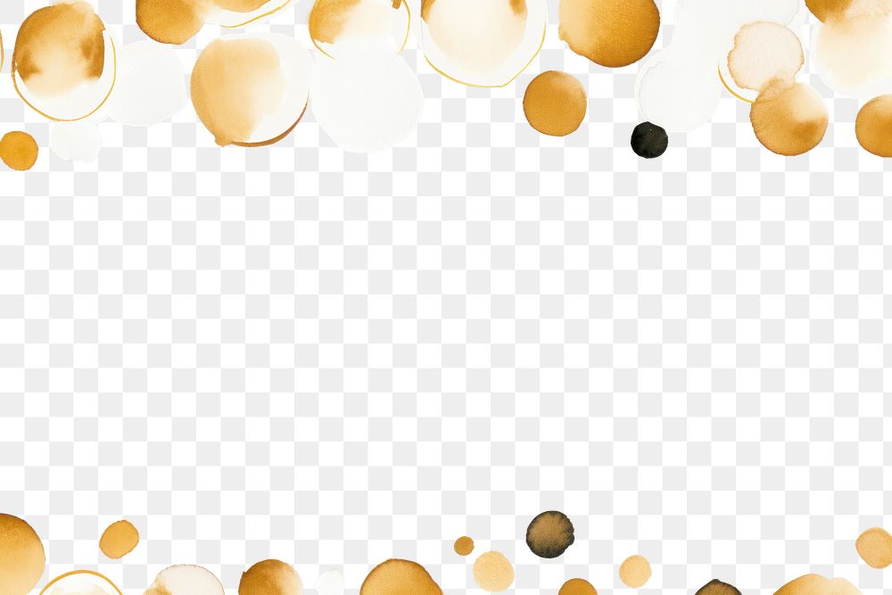 PNG Polka dot border frame backgrounds pattern paper. AI generated Image by rawpixel.