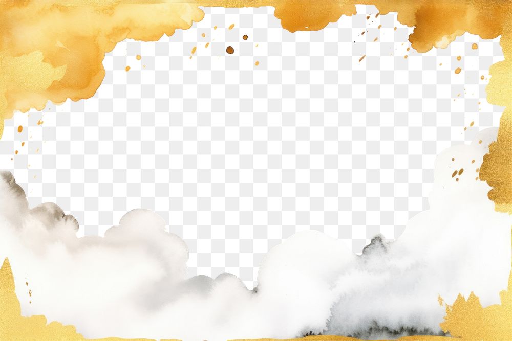 PNG Cloud border frame backgrounds outdoors paper. AI generated Image by rawpixel.