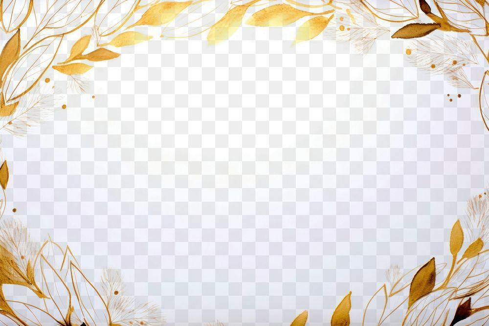 PNG Sunflower border frame backgrounds pattern gold