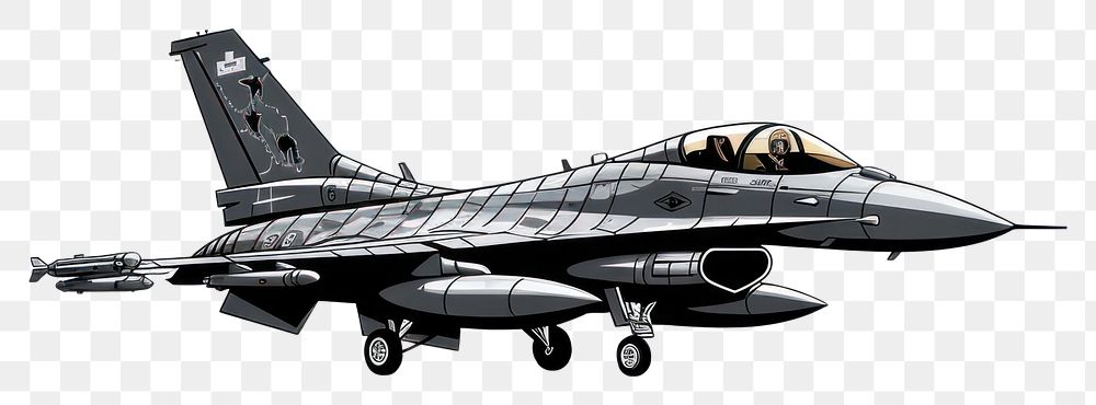 PNG  Military jet aircraft airplane vehicle. AI generated Image by rawpixel.