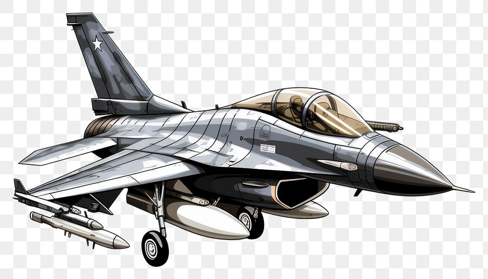 PNG Military jet aircraft airplane vehicle. 