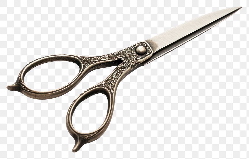 PNG  Scissors white background weaponry shears. AI generated Image by rawpixel.