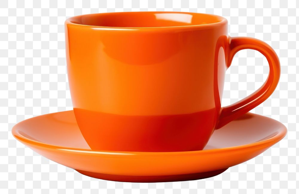 PNG Orange Coffee Cup coffee cup saucer.