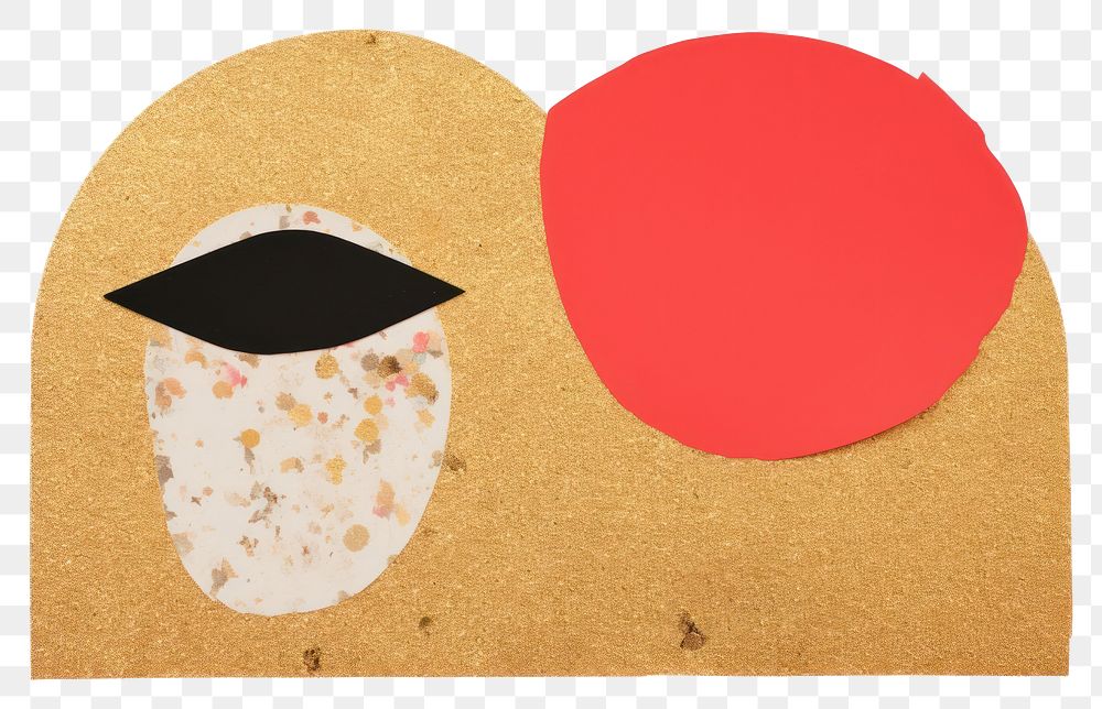 PNG  Glitter paper collage element pattern white background anthropomorphic.