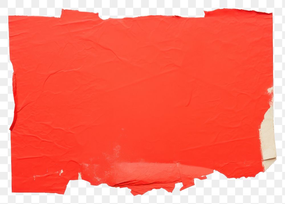 PNG  Red paper collage element backgrounds abstract white background.