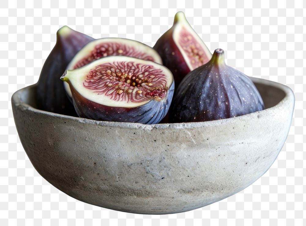 PNG  Figs in a bowl fruit plant food.