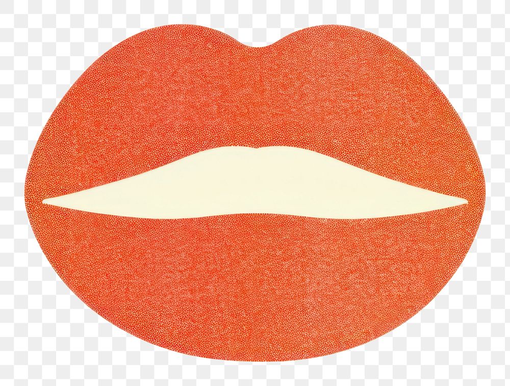PNG  Kiss emoji lipstick white background moustache. AI generated Image by rawpixel.