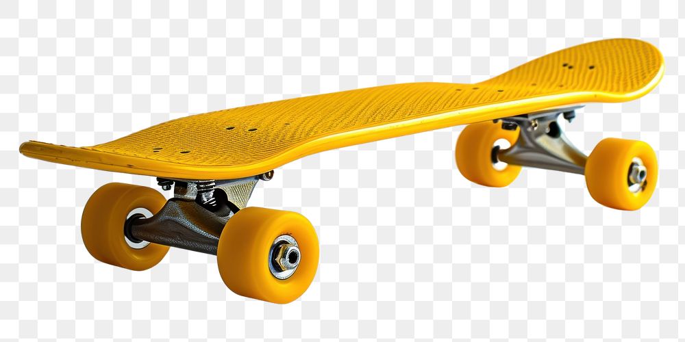 PNG  Yellow skate board skateboard skateboarding skateboarder.
