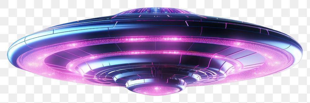 PNG Ufo iridescent transportation illuminated futuristic