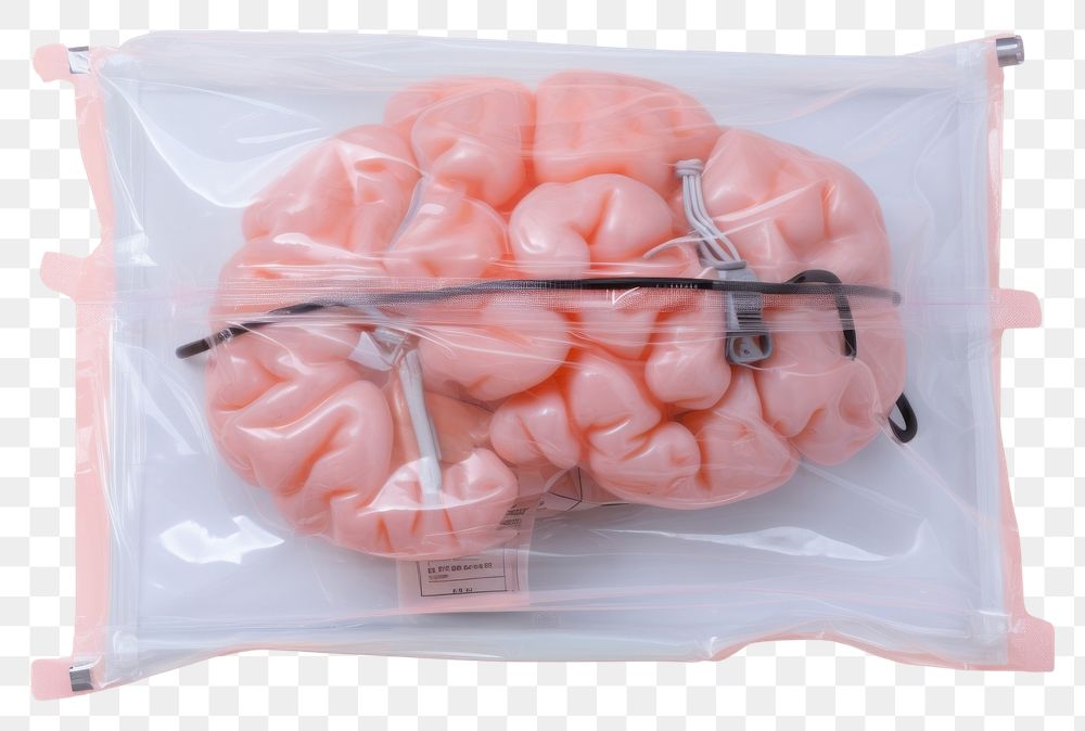 PNG  Plastic wrapping over a brain electronics freshness khinkali.