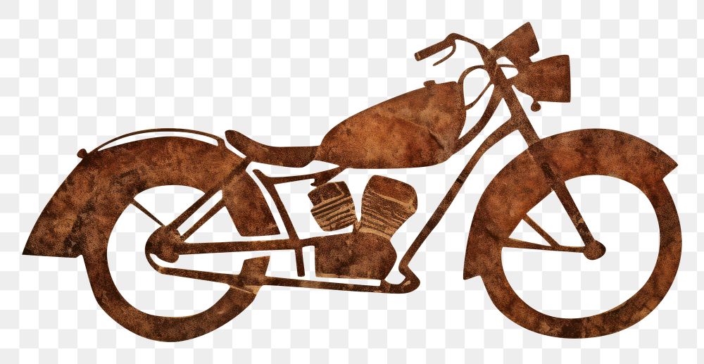 PNG Cave art painting style of Motorcycle motorcycle ancient vehicle.