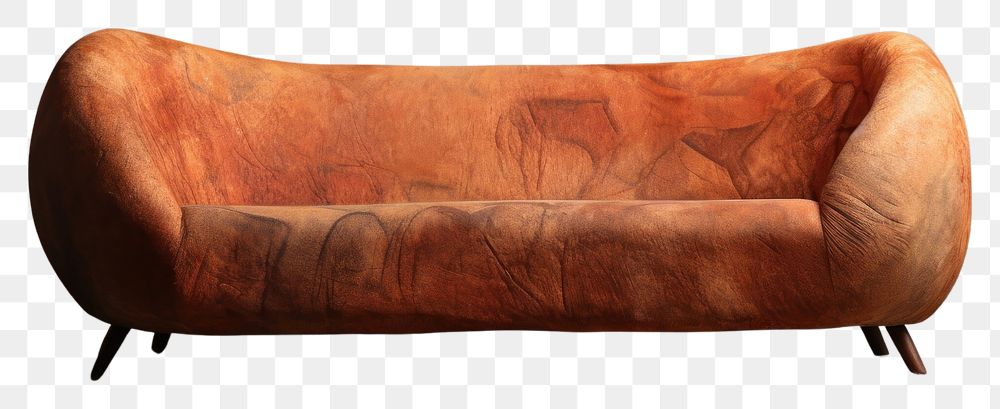 PNG Paleolithic cave art painting style of Sofa furniture mammal sofa.