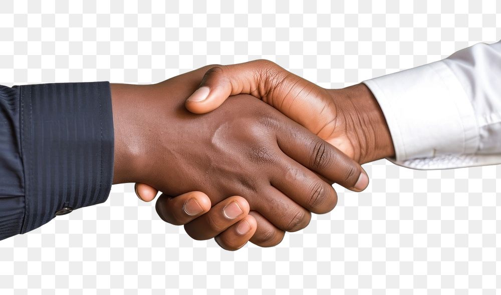 PNG Photo of shaking hands handshake agreement greeting.