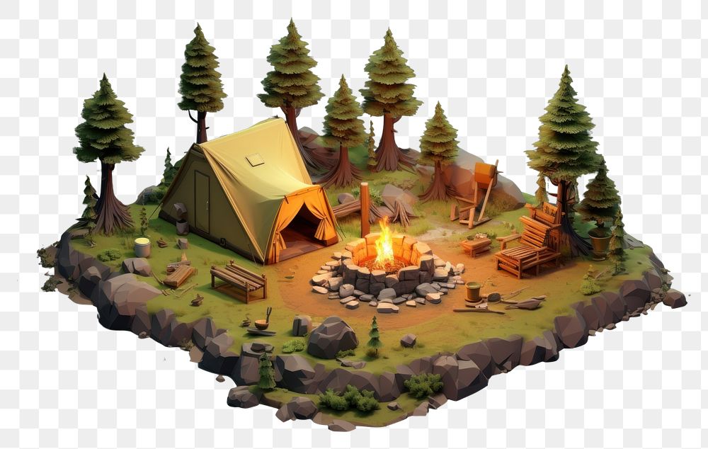 PNG  Camping plant fire screenshot.