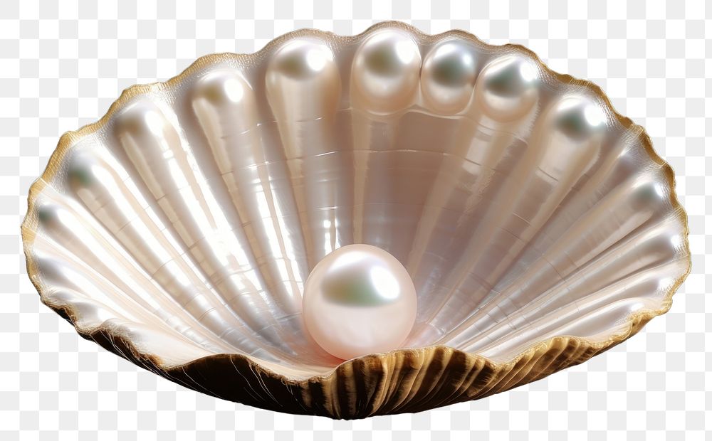 PNG Pearl pearl seashell jewelry.