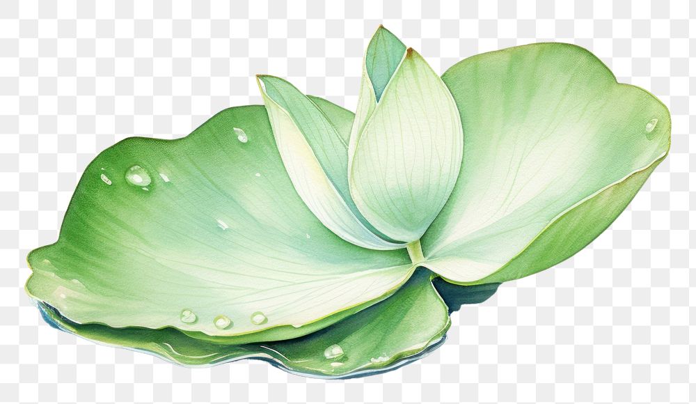 PNG  Lotus leaf plant water drop.
