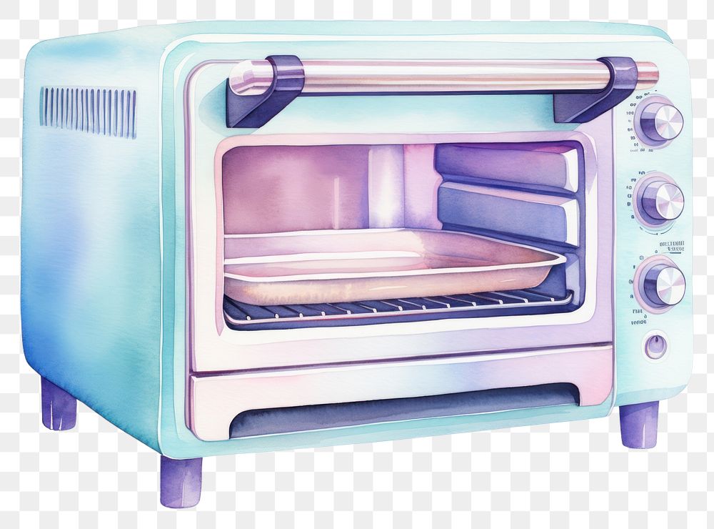 PNG Electric toaster oven appliance white background technology.