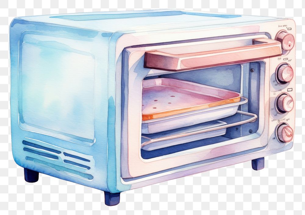 PNG Electric toaster oven appliance technology device.