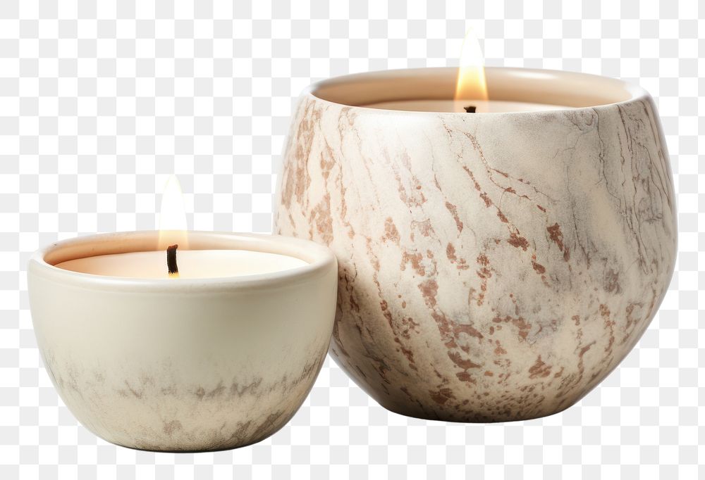 PNG Pottery off-white Candleholder pottery candle bowl.