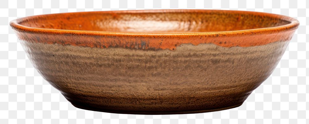 PNG Pottery two tone colored dish pottery bowl soup bowl.