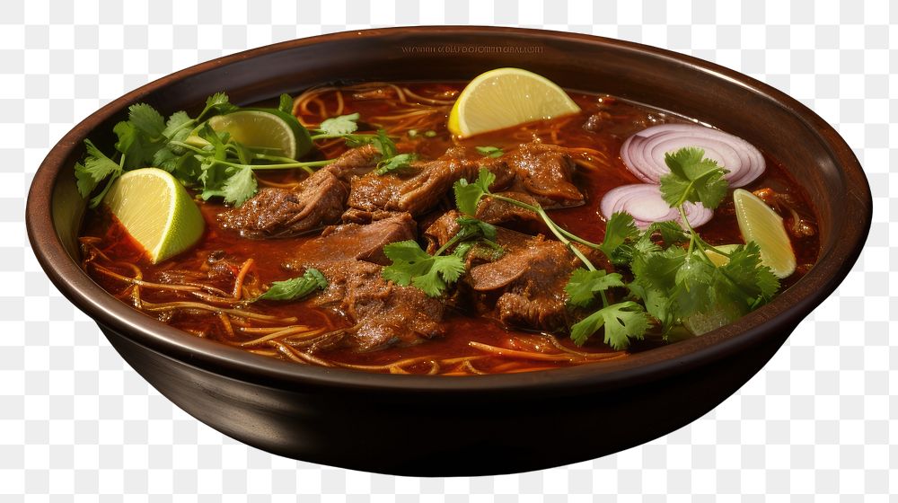 PNG Nihari south asia food soup meal dish.