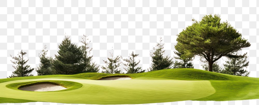 PNG Golf course nature outdoors sports. AI generated Image by rawpixel.