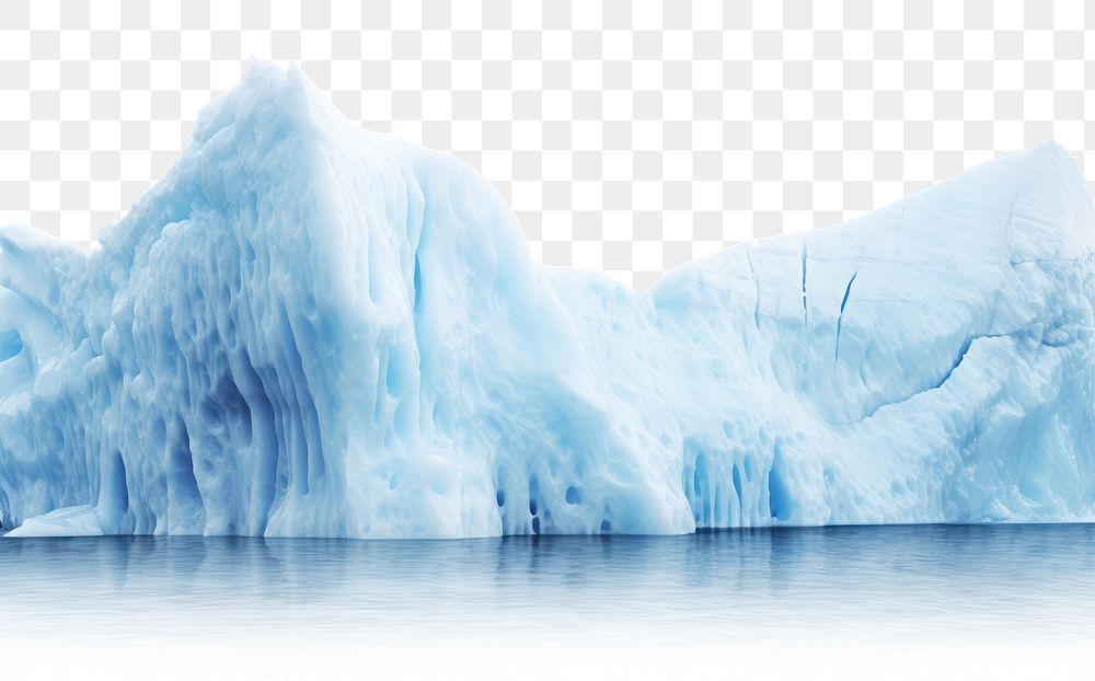 PNG Blue ice cliff nature landscape outdoors. AI generated Image by rawpixel.