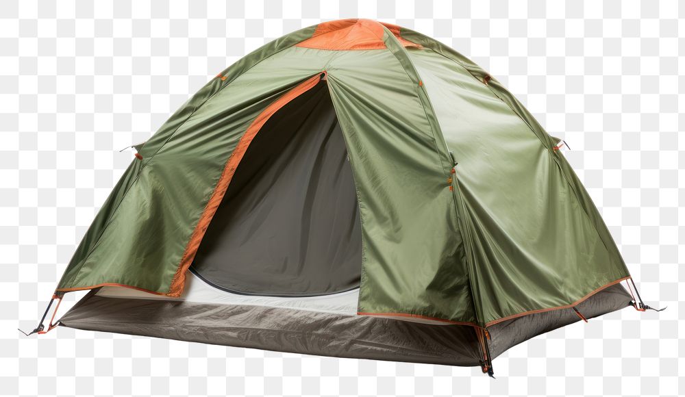 PNG  Camping tent outdoors white background recreation. AI generated Image by rawpixel.