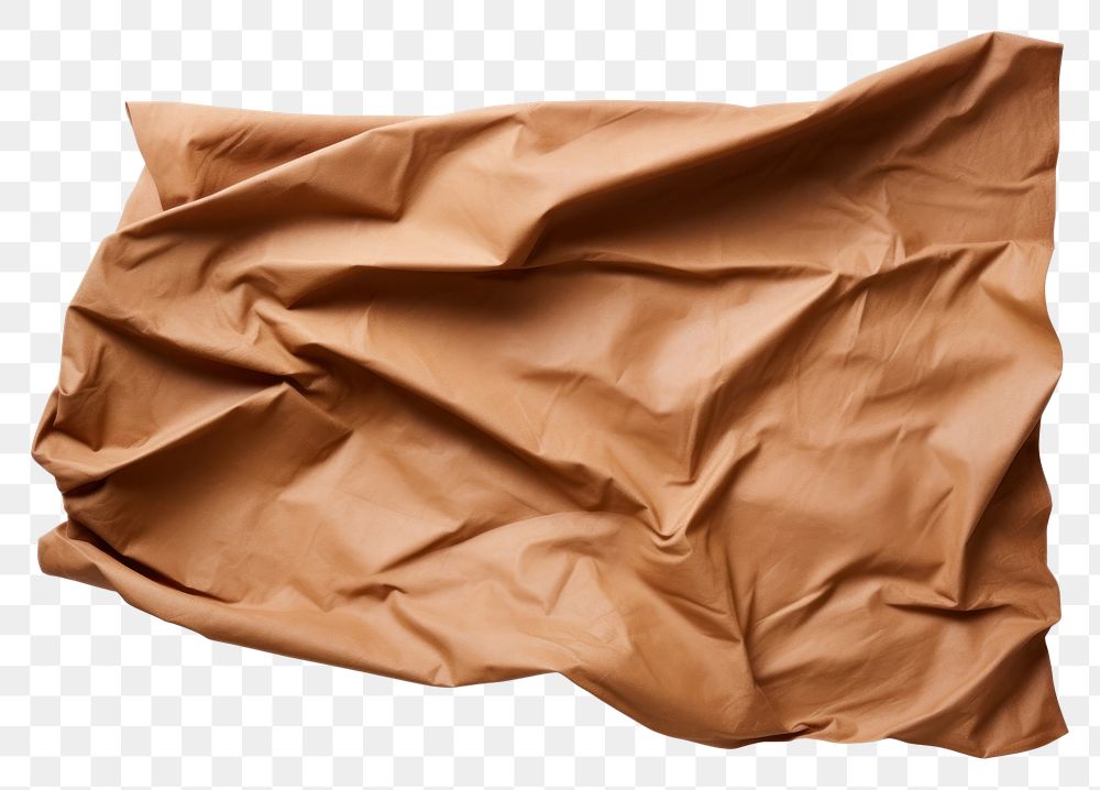 PNG  Crumpled sheet brown paper backgrounds crumpled bag.