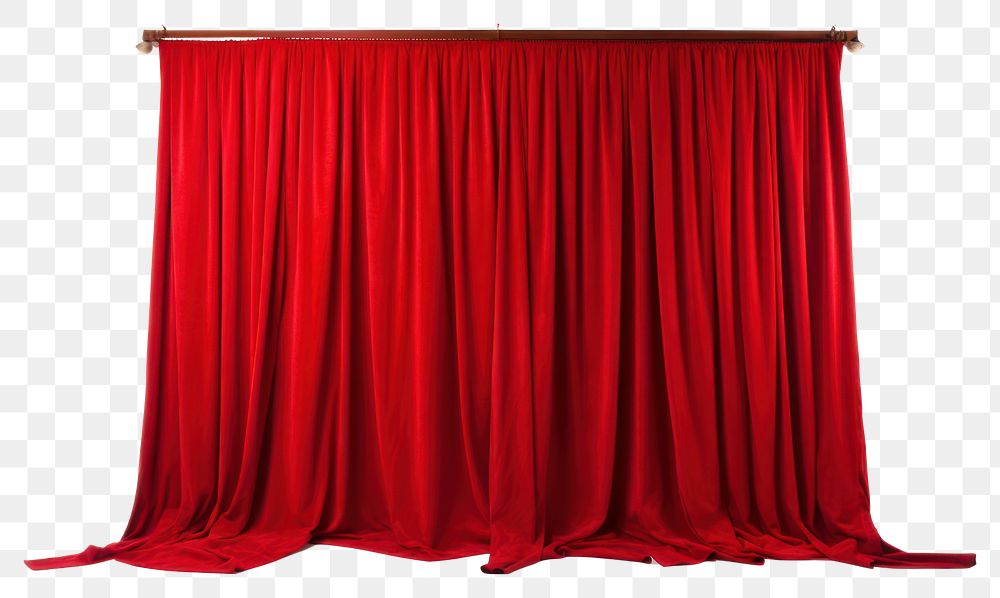 PNG Theatre curtain stage red.