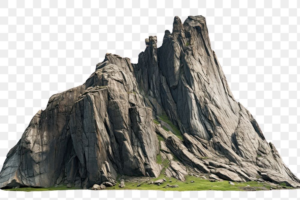 PNG Huge rock mountain nature landscape outdoors. AI generated Image by rawpixel.
