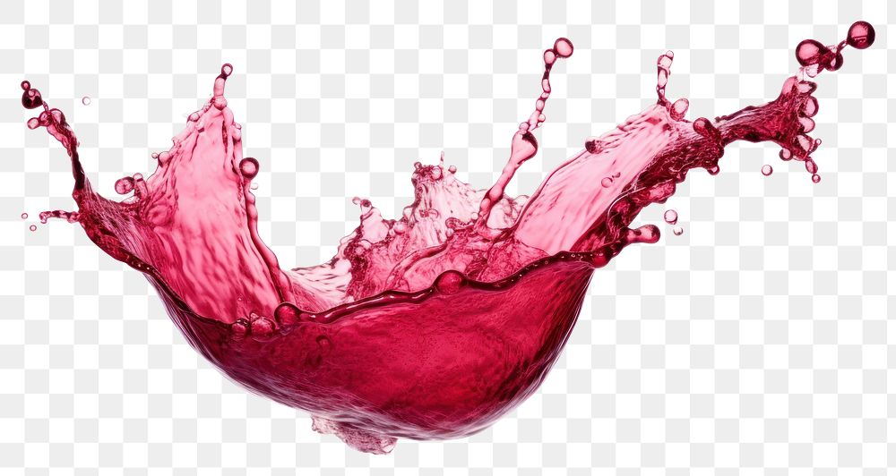 PNG Red wine white background refreshment splattered.