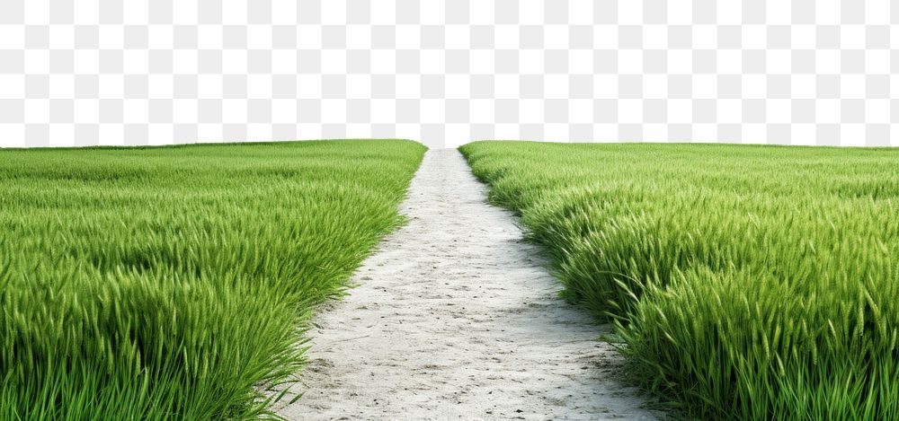 PNG Road through grass field landscape nature backgrounds. AI generated Image by rawpixel.