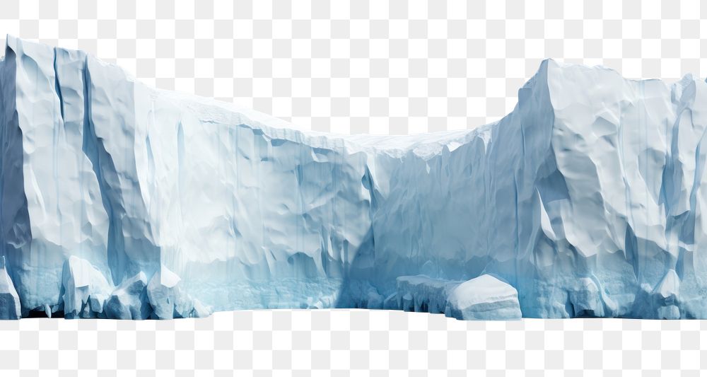PNG Snowy ice cliff nature mountain outdoors. AI generated Image by rawpixel.