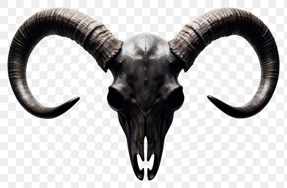 PNG Gothic wildlife buffalo animal.
