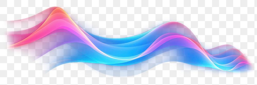 PNG  Wave shape neon background backgrounds pattern light. AI generated Image by rawpixel.