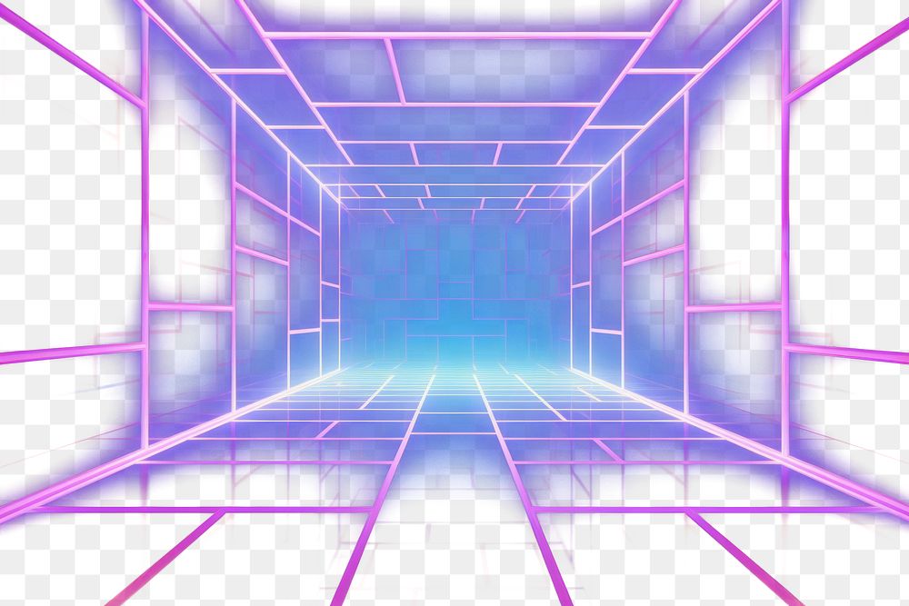 PNG  Squares corridor background backgrounds abstract purple