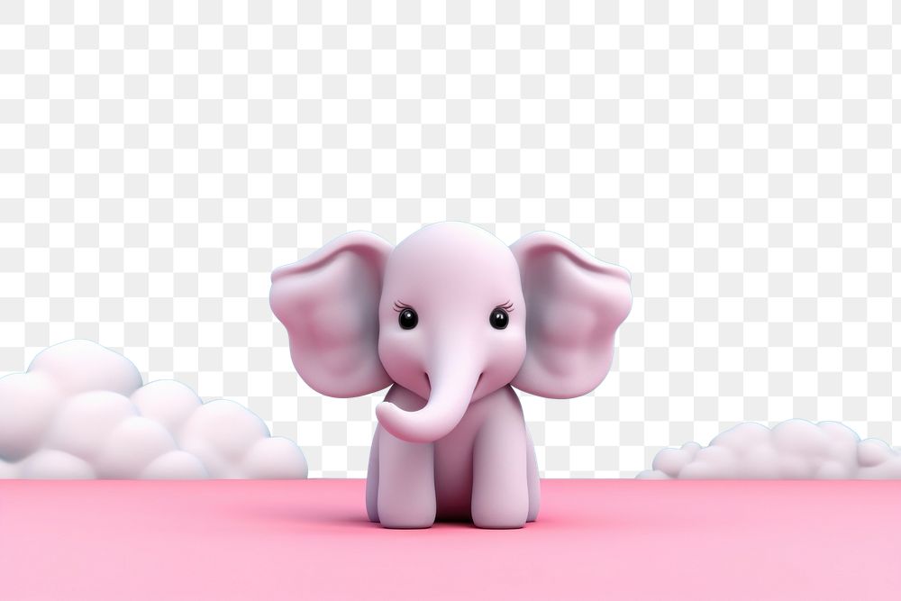 PNG  Cute elephant background wildlife cartoon animal.