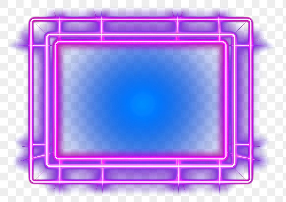 PNG  Grids frame neon background backgrounds purple light. AI generated Image by rawpixel.