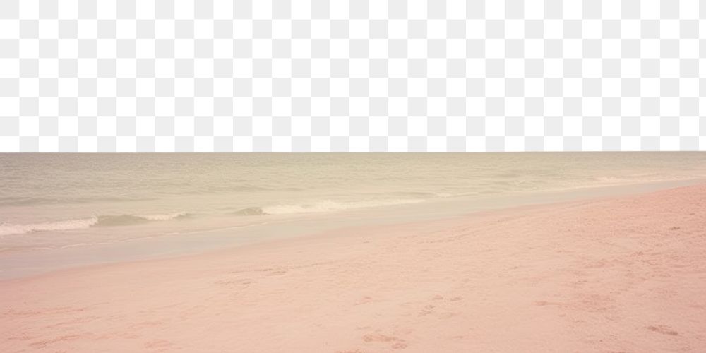 PNG  Pink beach landscape outdoors horizon.
