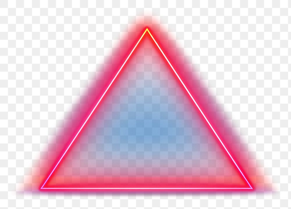 PNG  Shape triangle neon background light illuminated futuristic. AI generated Image by rawpixel.